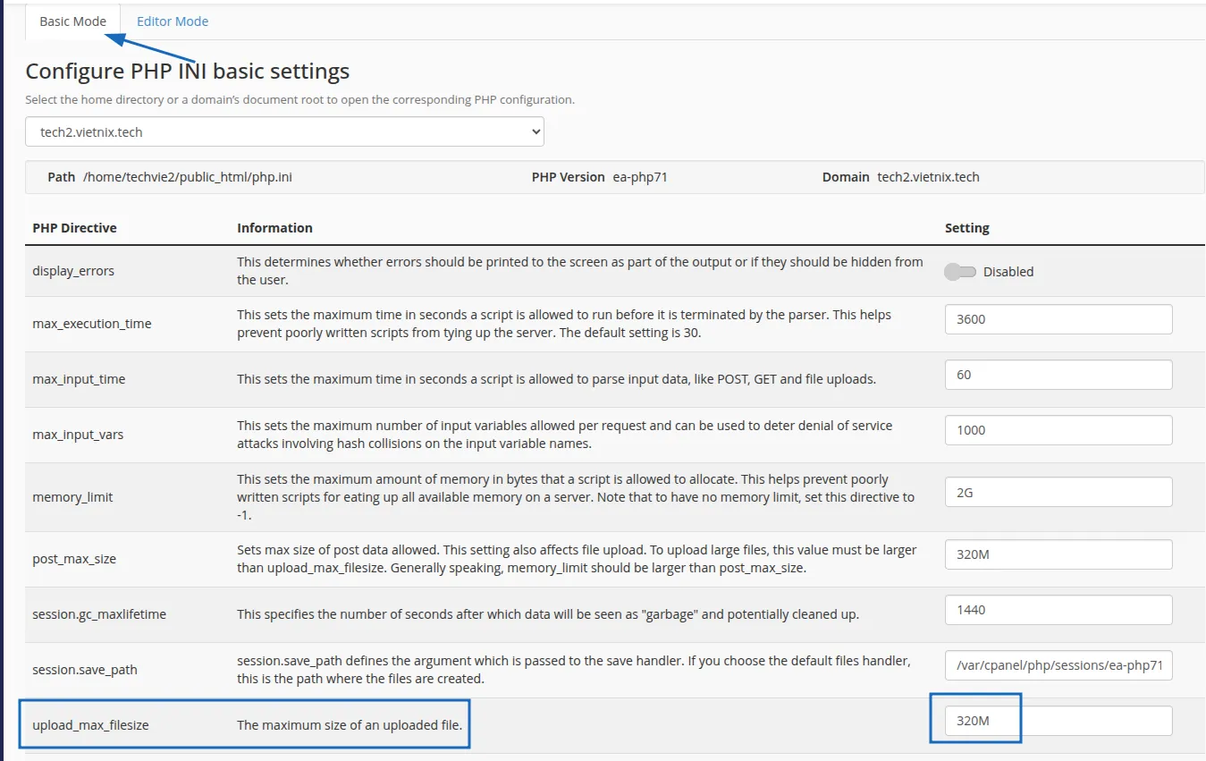 Chế độ Basic Mode