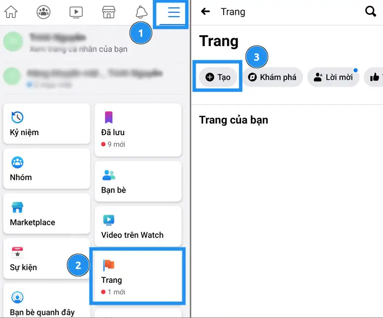 SEO Facebook là gì? Phương pháp SEO Fanpage lên top bền vững 40 Bước 1: Truy cập vào tài khoản Facebook và bắt đầu tạo Trang