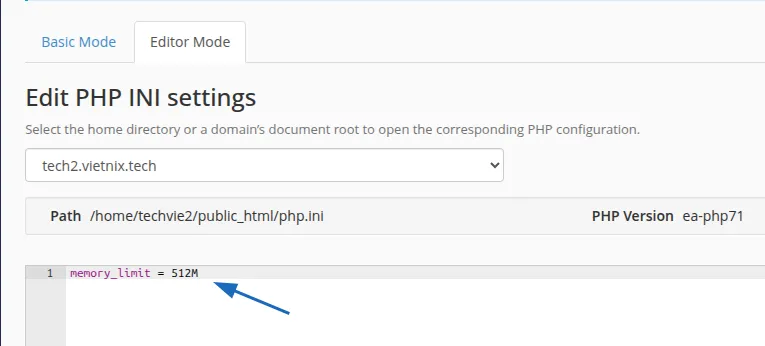 Chế độ Editor Mode