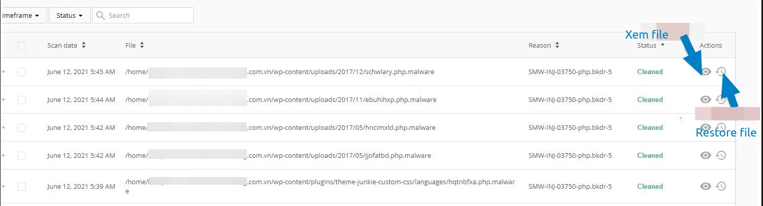 Mục Files