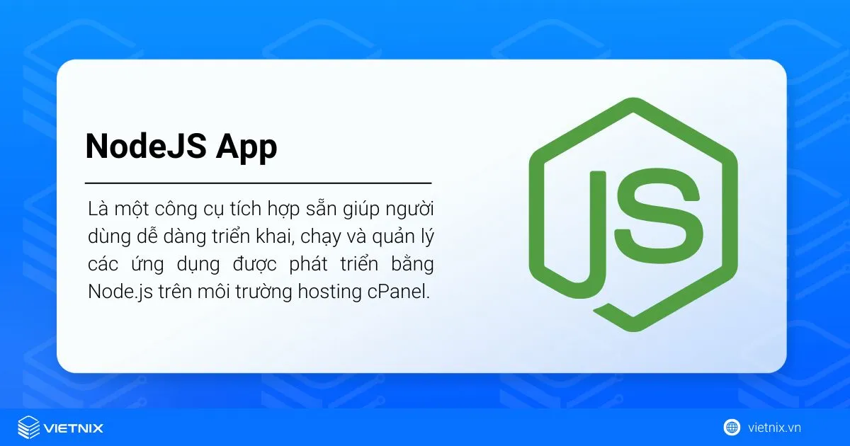 cài đặt NodeJS App trên cPanel