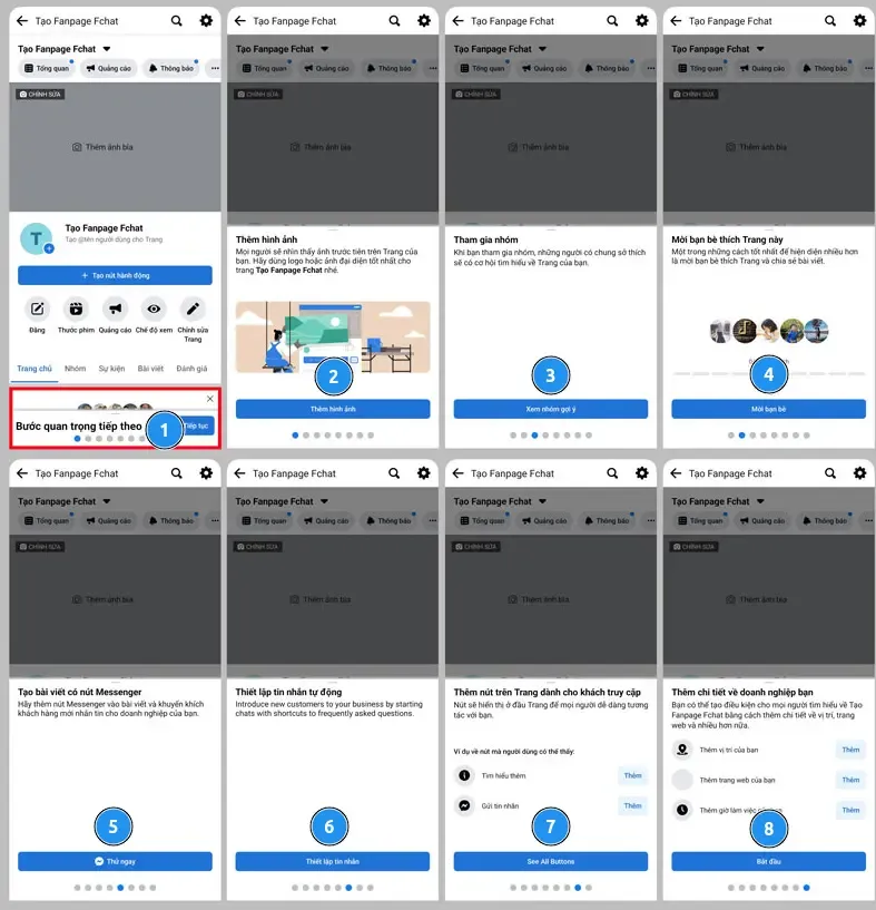 SEO Facebook là gì? Phương pháp SEO Fanpage lên top bền vững 42 Truy cập giao diện Fanpage và bổ sung thông tin phụ