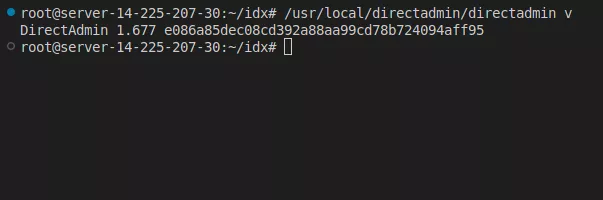 Kiểm tra phiên bản DirectAdmin hiện tại 