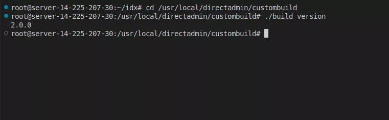 Kiểm tra version CustomBuild 