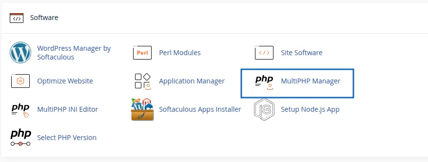 Thiết lập nhiều phiên bản PHP trên hosting