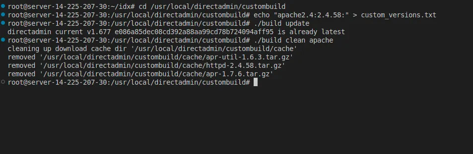 Chuẩn bị cài đặt Apache 2.4.58