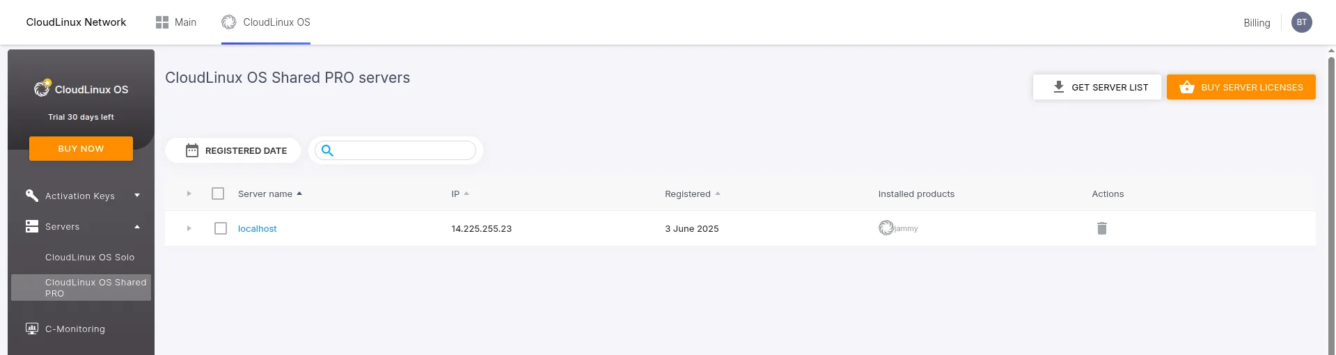 chuyen doi cyberpanel sang cloudlinux os 4
