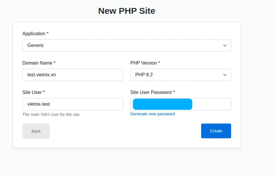 Thêm trang web PHP