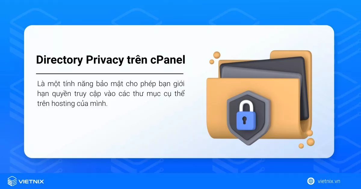 Directory Privacy trên cPanel 