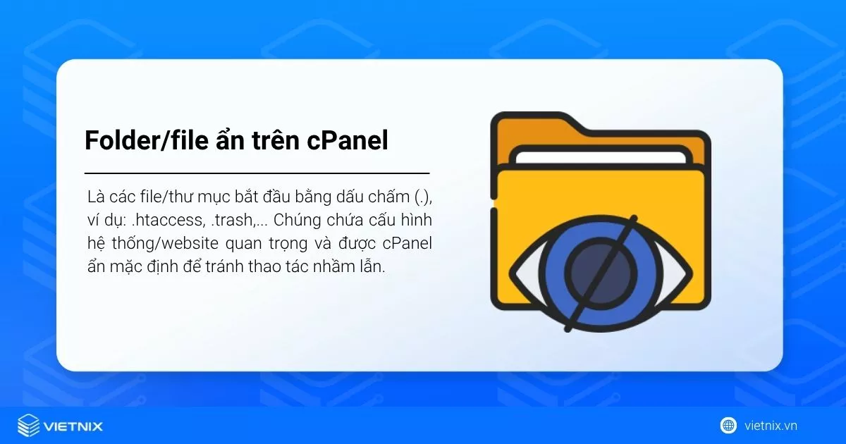 Folder/file ẩn trên hosting cPanel 