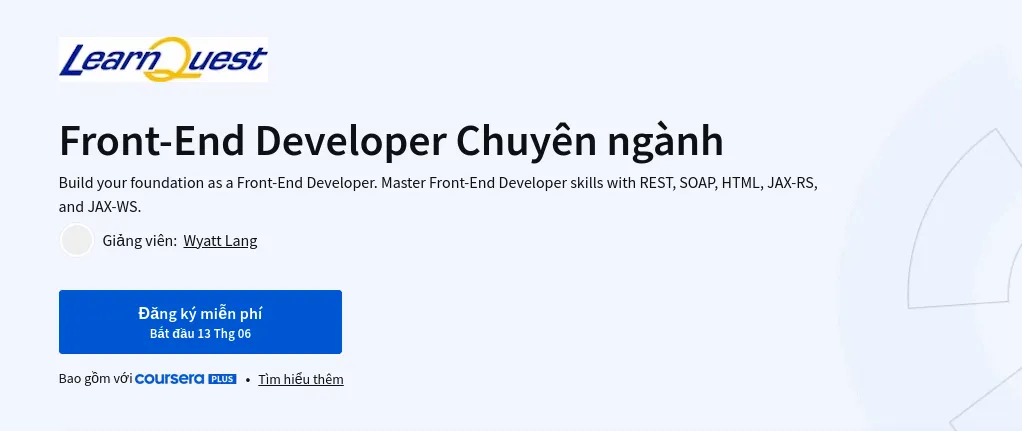 Front-End Development Specializations (Coursera)