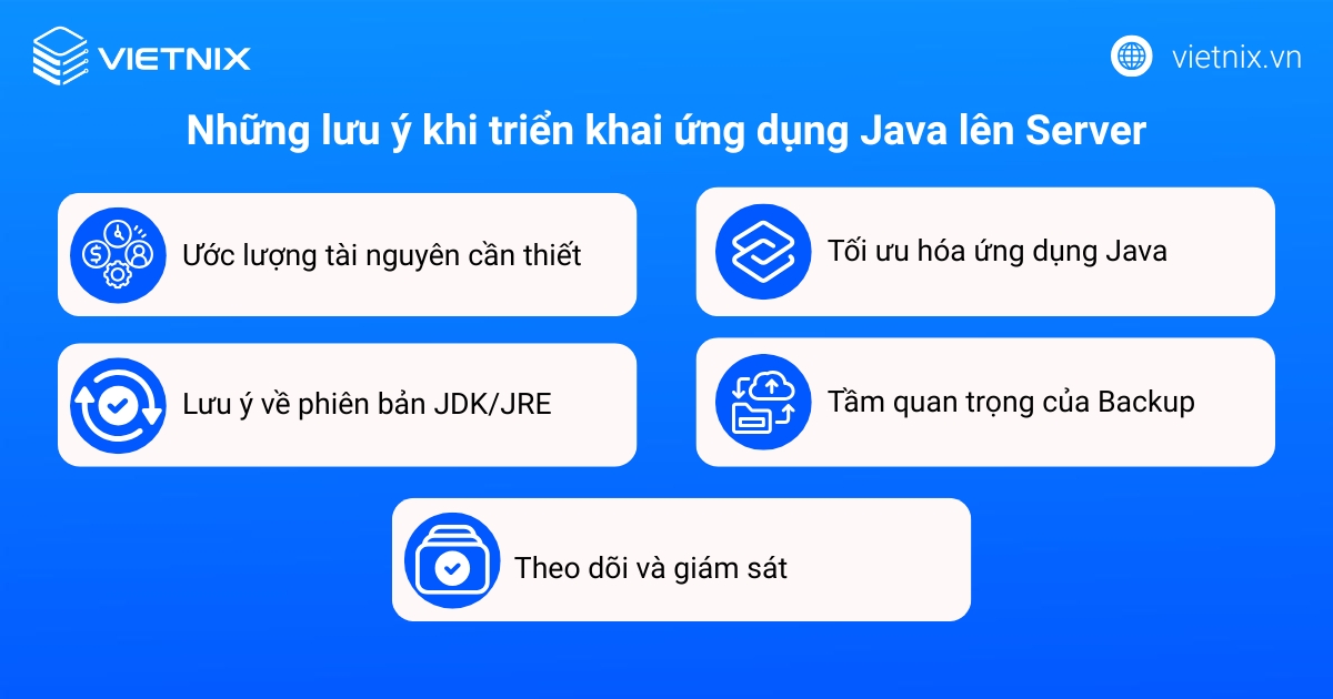 Java Hosting là gì? Top nhà cung cấp Java Hosting chất lượng, đáng sử dụng 55 Những lưu ý khi triển khai ứng dụng Java lên Server