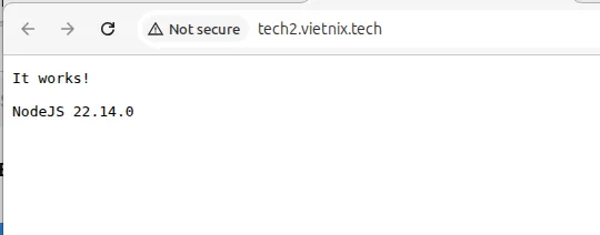 Ứng dụng đã hoạt động