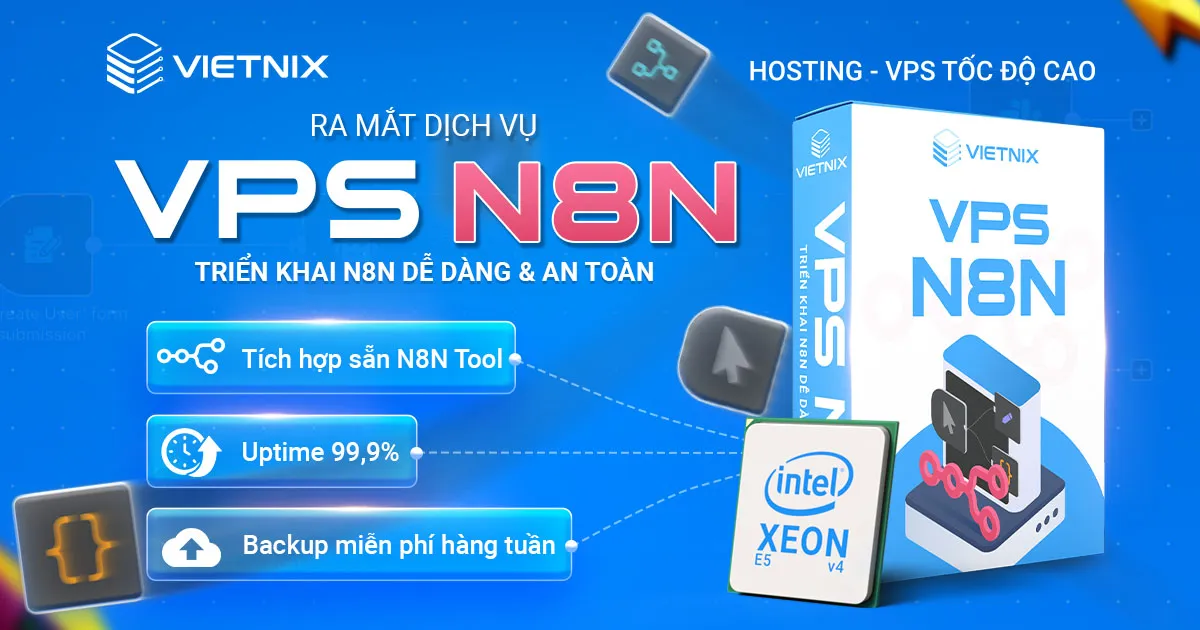 ra mắt vps n8n tại Vietnix