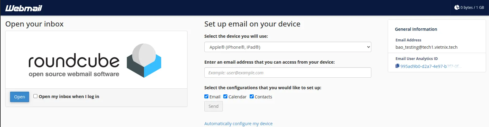 Hướng dẫn sử dụng User Manager trên cPanel