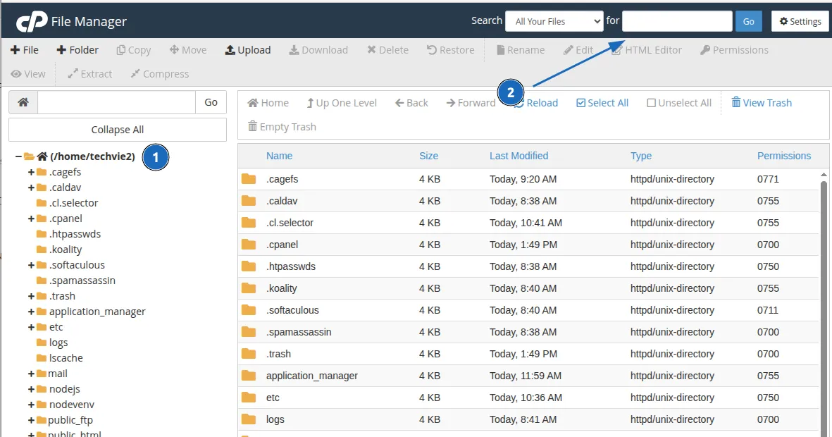 Kiểm tra thông tin file cấu hình shell cho user