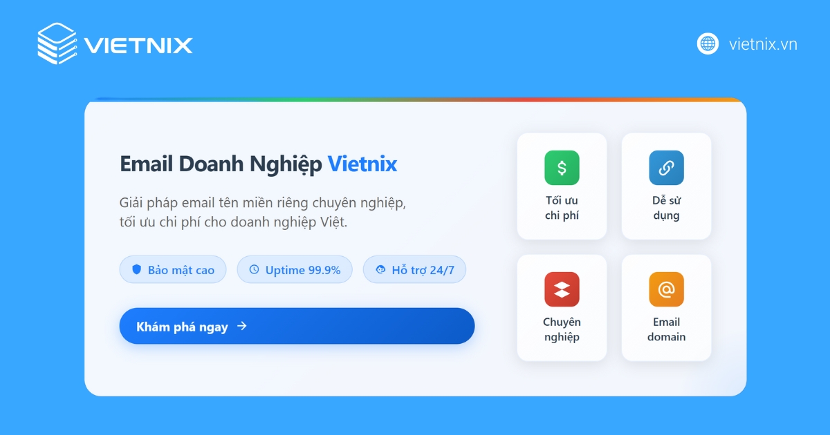 Cách tạo email tên miền riêng với Hotmail đơn giản, nhanh chóng 37 Giải pháp Email Doanh Nghiệp của Vietnix