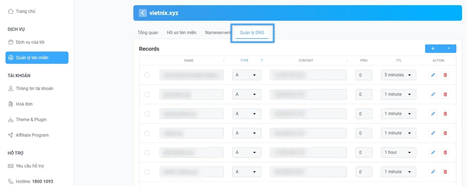 Cách trỏ tên miền về hosting bằng Nameserver & Record A 47 tro ten mien ve hosting 6