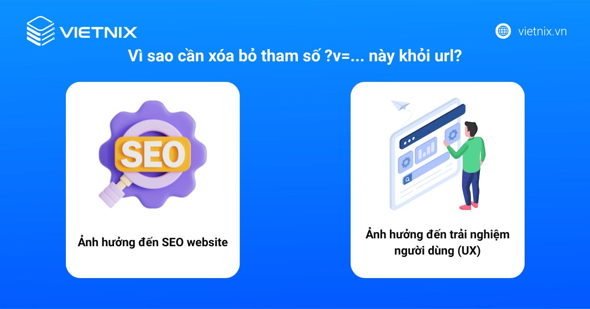 Bất lợi khi có tham số ?v=... trong url