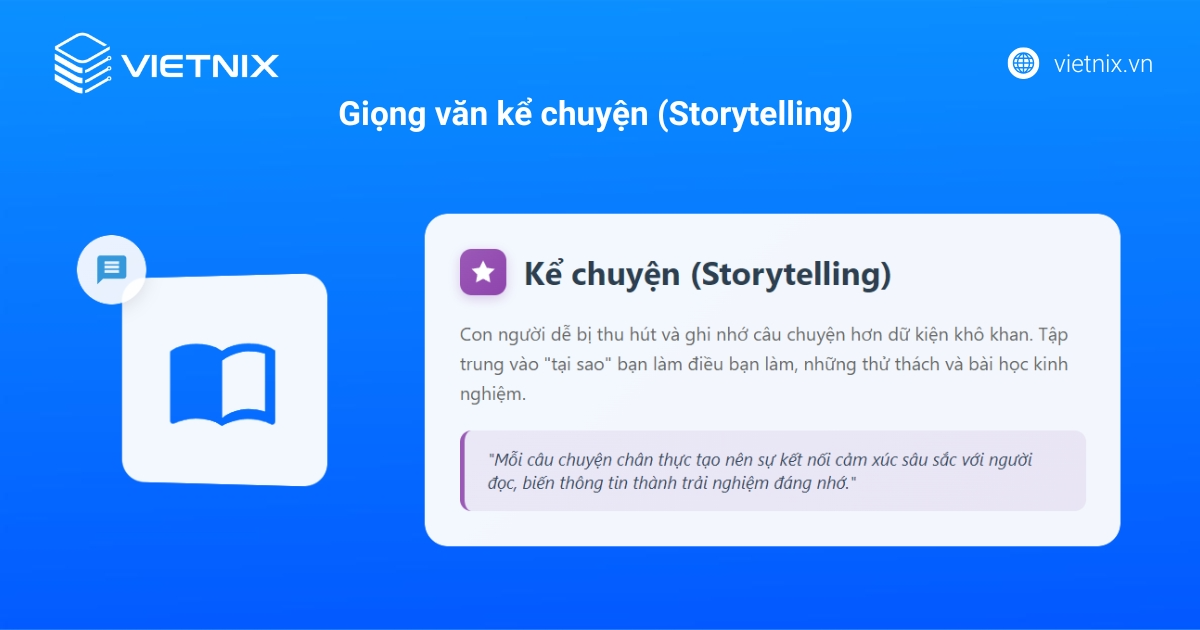 Cách viết trang giới thiệu cho website chuyên nghiệp và thu hút 30 Sử dụng giọng văn kể chuyện