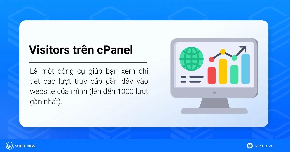 Tính năng Visitors trên cPanel