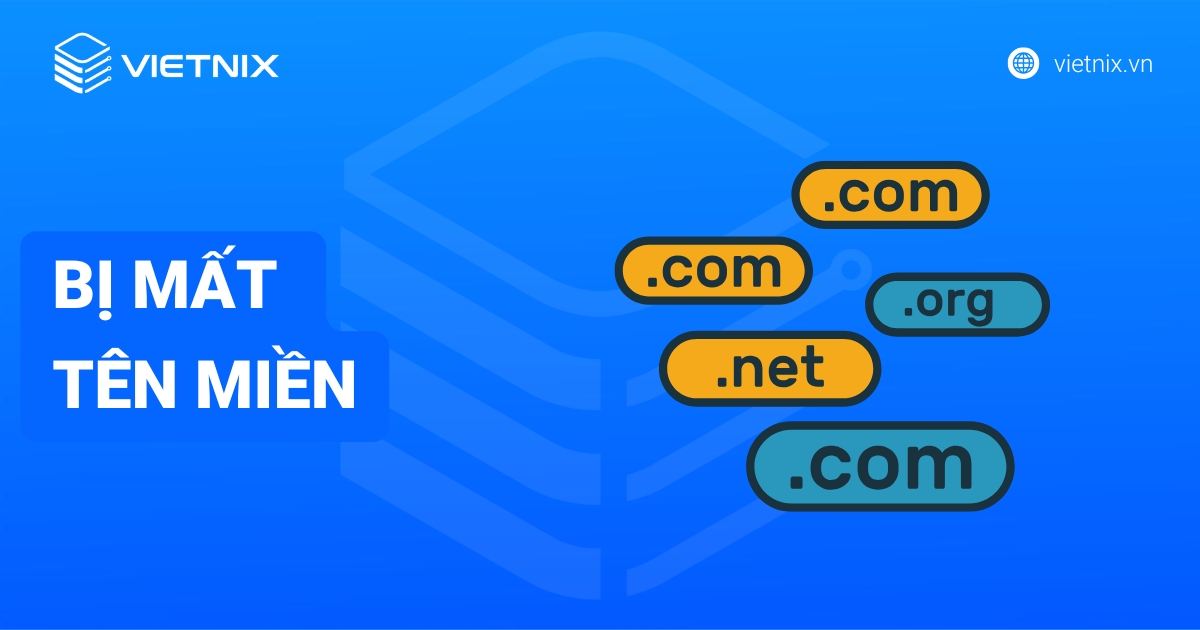 Bị mất tên miền: Nguyên nhân và cách lấy lại