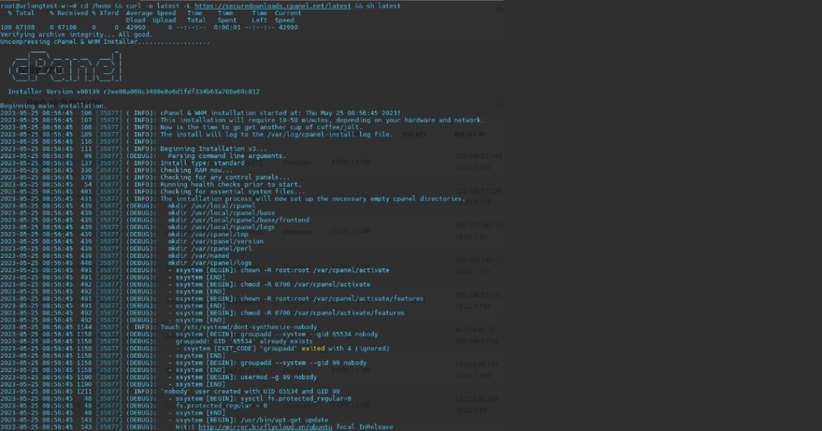 Tải về script cài đặt mới nhất