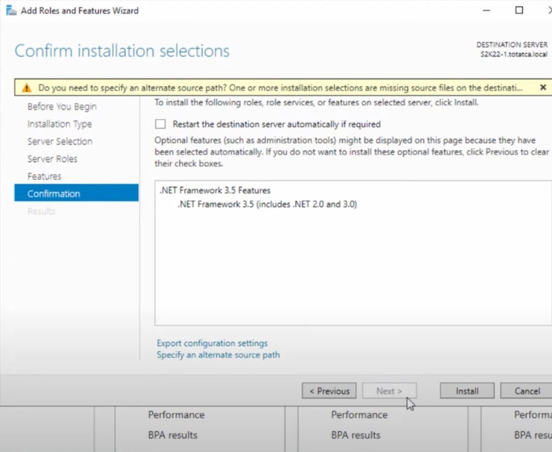 Bạn nhấp vào nút Install để bắt đầu.