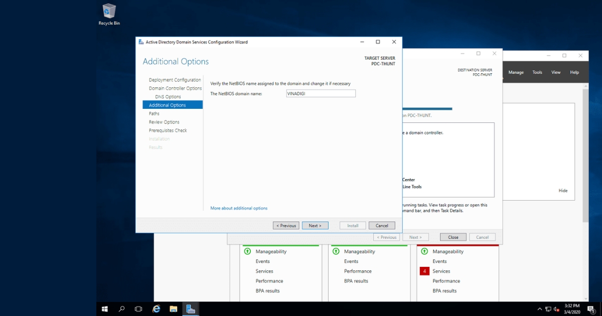Domain Controller là gì? Chức năng, lợi ích và cách triển khai 66 Bạn nhấn Next để đến bước kế tiếp
