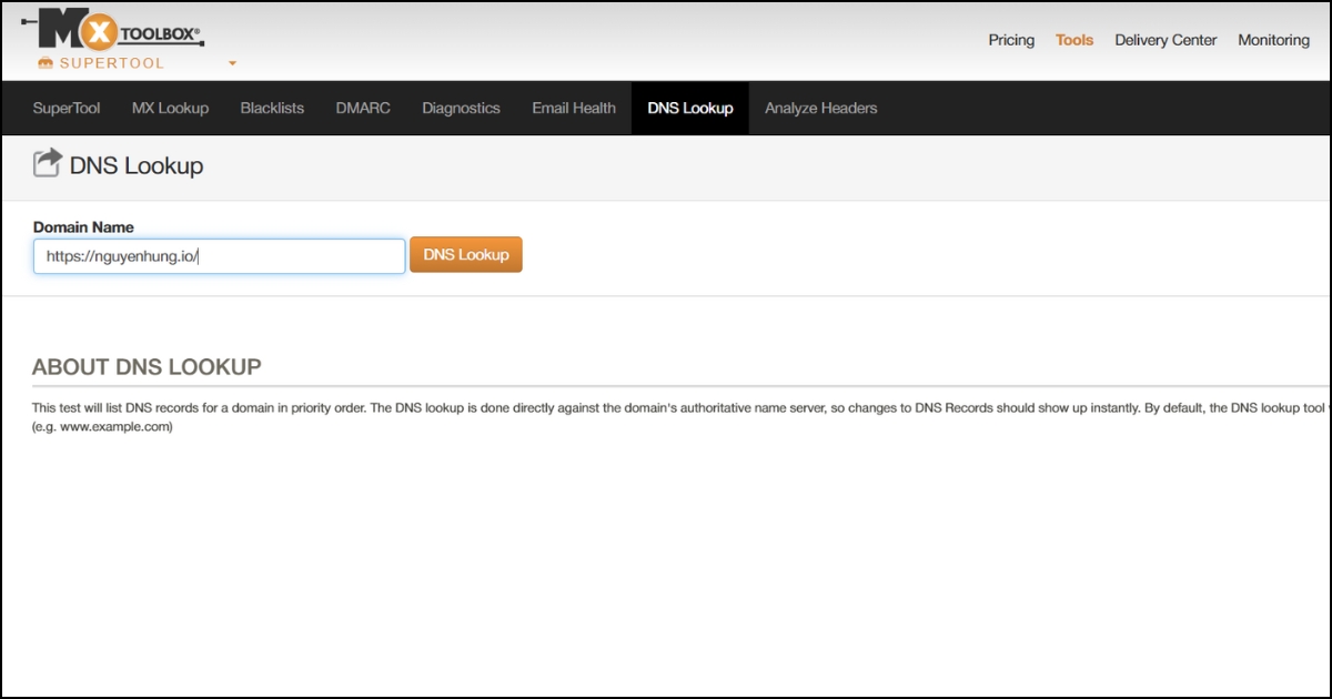 Không vào được tên miền: Nguyên nhân, cách khắc phục chi tiết 26 Kiểm tra phân giải DNS