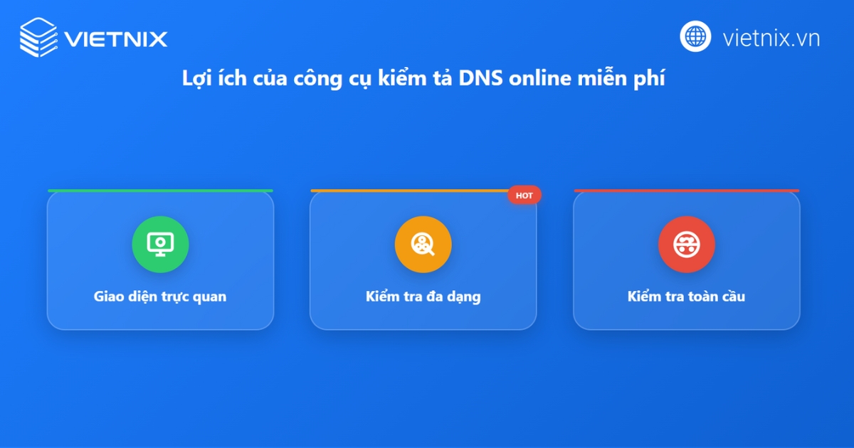 Lợi ích của công cụ kiểm tra DNS online miễn phí