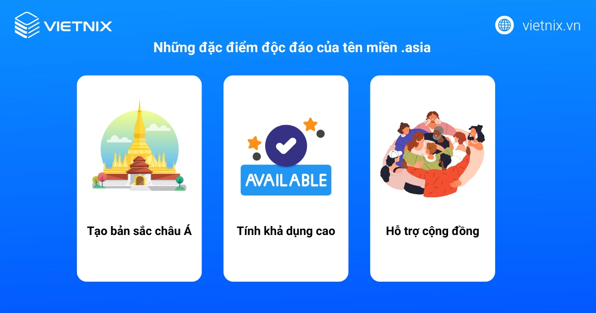 Những đặc điểm độc đáo của tên miền .asia