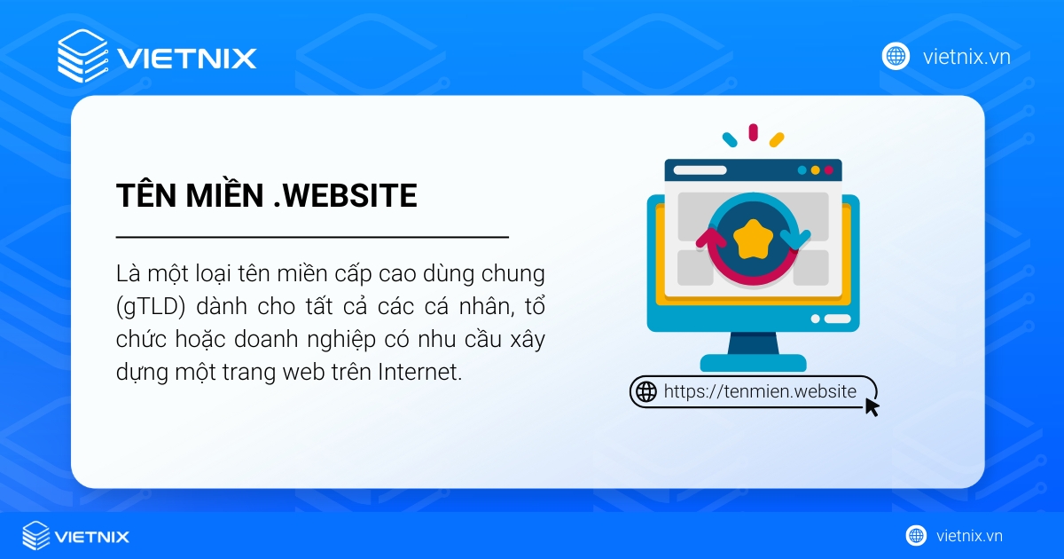 Tên miền .website là một loại tên miền cấp cao dùng chung (gTLD)