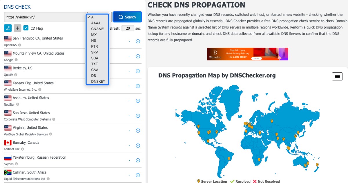 Cách trỏ tên miền về hosting bằng Nameserver & Record A 51 tro ten mien ve hosting 5