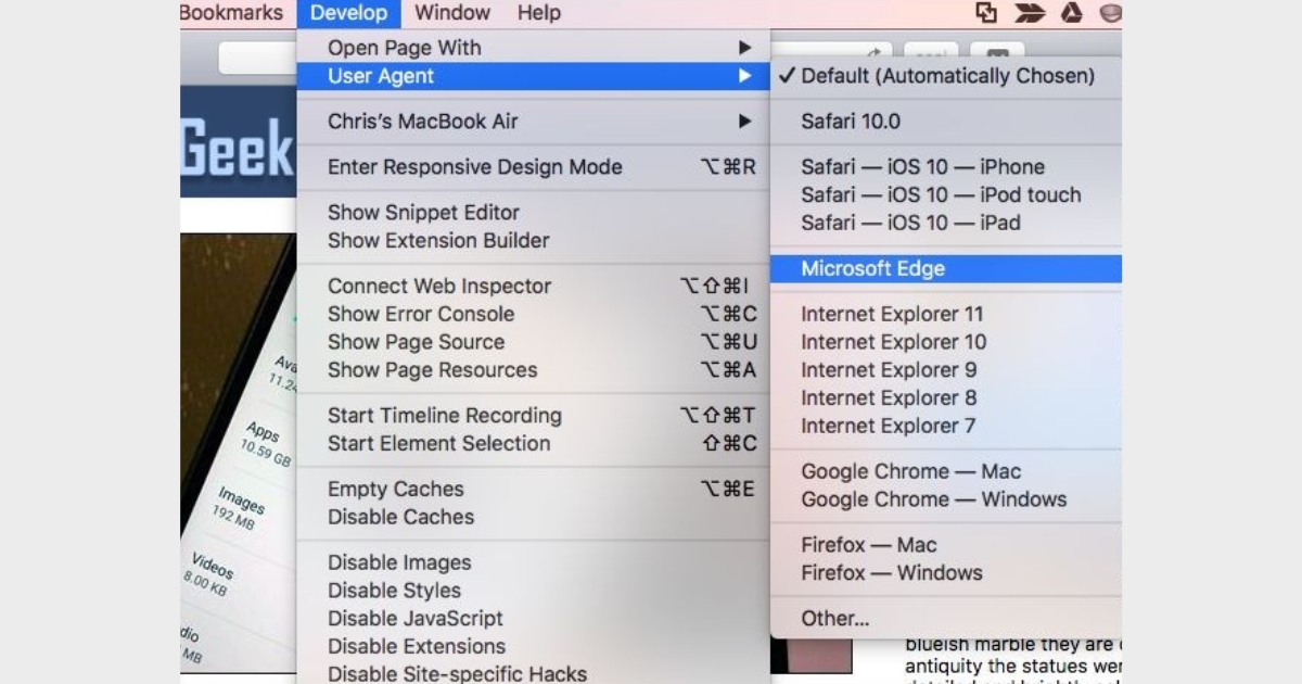 Nếu bạn cần tìm các chuỗi User Agent đặc biệt, có rất nhiều trang web cung cấp danh sách này trên mạng
