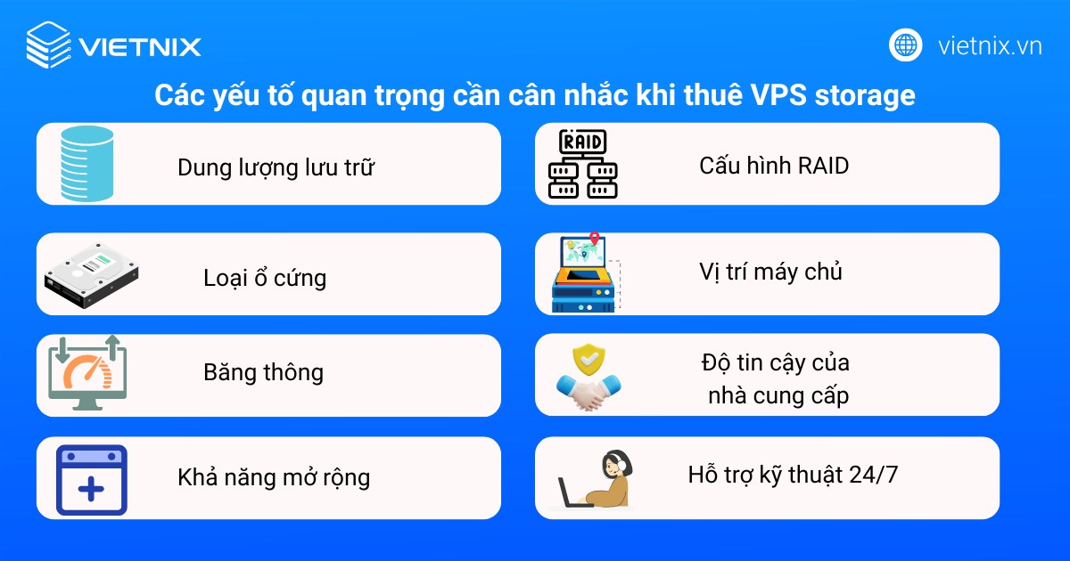 Các yếu tố quan trọng cần cân nhắc