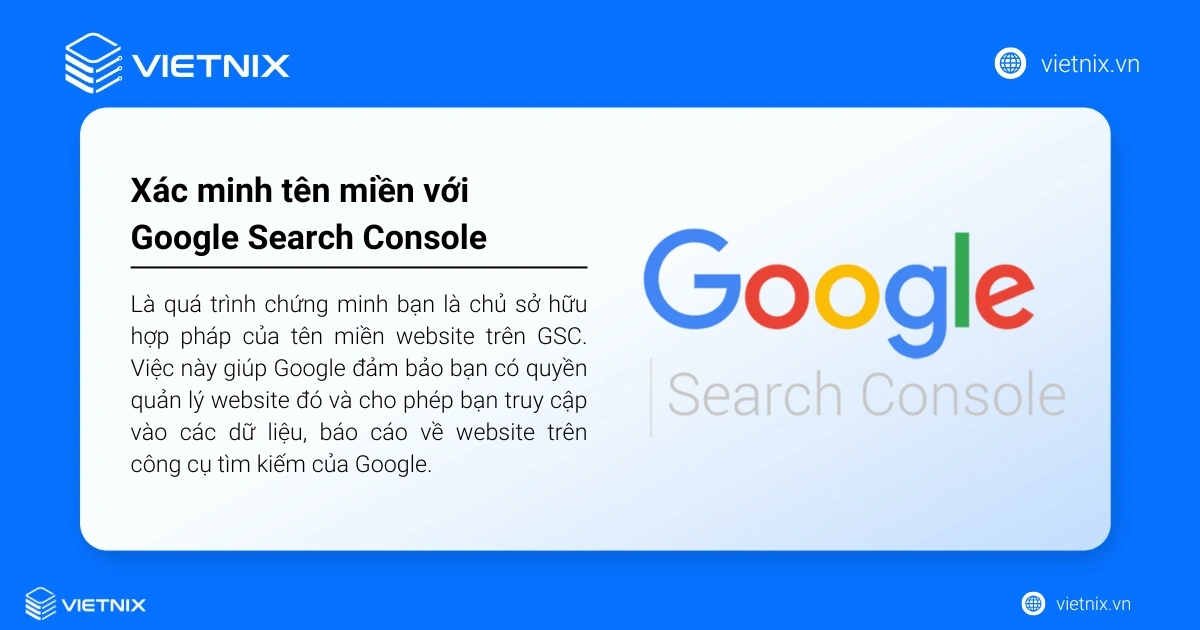 Xác minh tên miền là chứng minh quyền sở hữu website