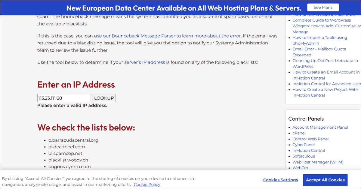 Domain Blacklist Check là gì? Nguyên nhân và 12 công cụ check blacklist domain 41 Inmotion Hosting