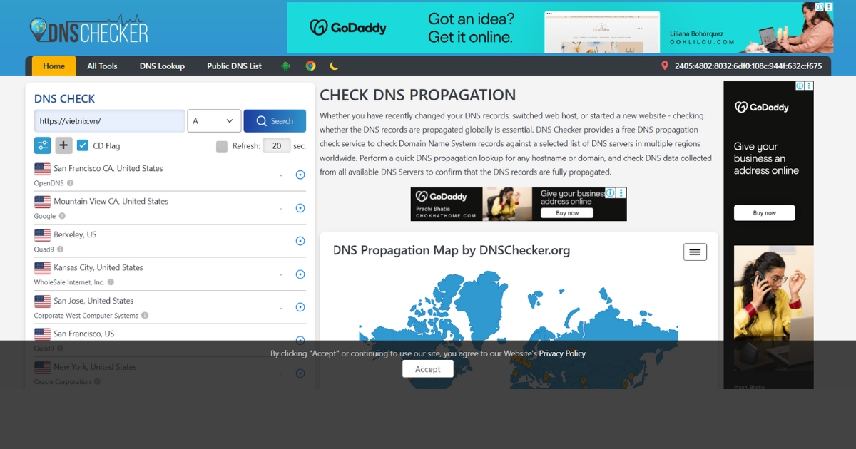 Domain Blacklist Check là gì? Nguyên nhân và 12 công cụ check blacklist domain 42 DNS Checker