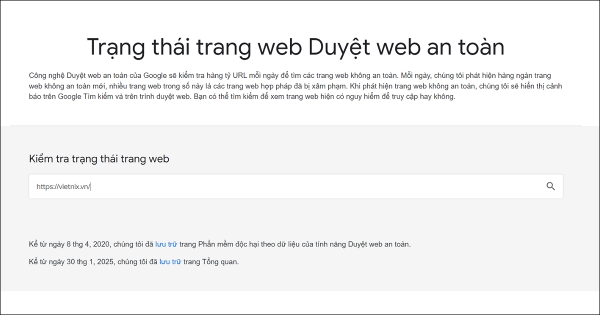 Domain Blacklist Check là gì? Nguyên nhân và 12 công cụ check blacklist domain 36 Google Safe Browsing
