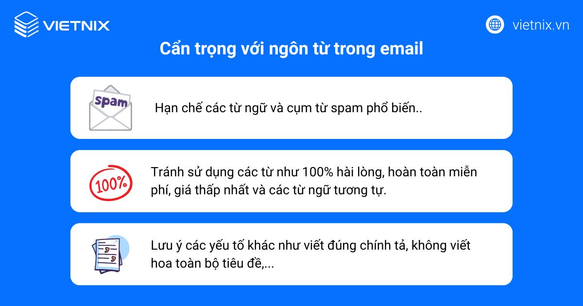 Domain Blacklist Check là gì? Nguyên nhân và 12 công cụ check blacklist domain 48 Cẩn trọng với ngôn từ trong email