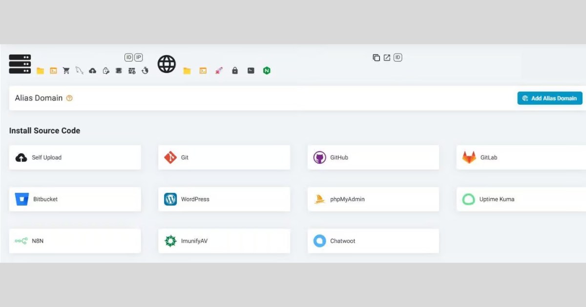 Cài đặt các ứng dụng vượt trội như WordPress, WooCommerce, Laravel, NodeJS