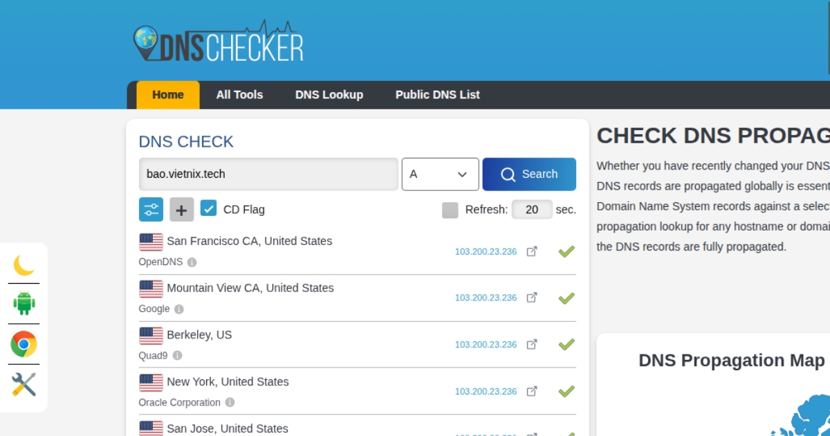 Không vào được tên miền: Nguyên nhân, cách khắc phục chi tiết 24 Sử dụng công cụ DNS Lookup