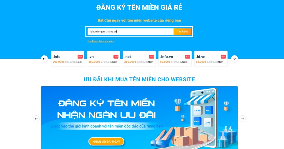 Hướng dẫn đăng ký tên miền .name.vn tại Vietnix