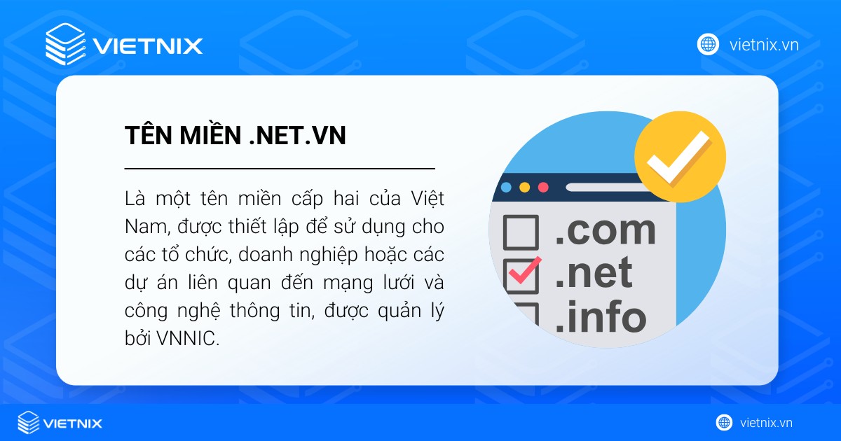 Tên miền .net.vn là gì
