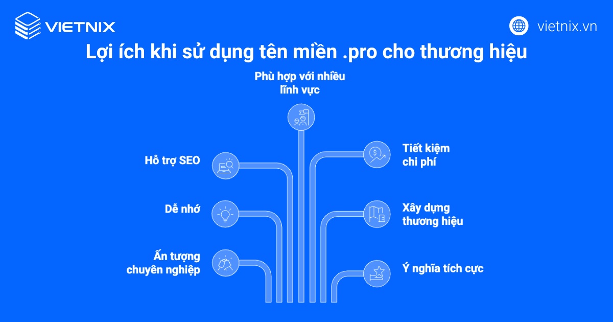 Lợi ích khi sử dụng tên miền .pro cho thương hiệu
