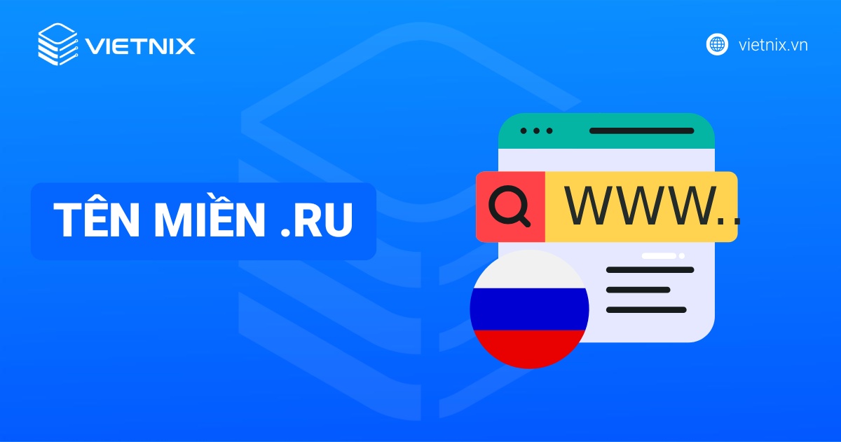 Tên miền .ru là tên miền quốc gia cấp cao nhất (ccTLD) của Liên bang Nga