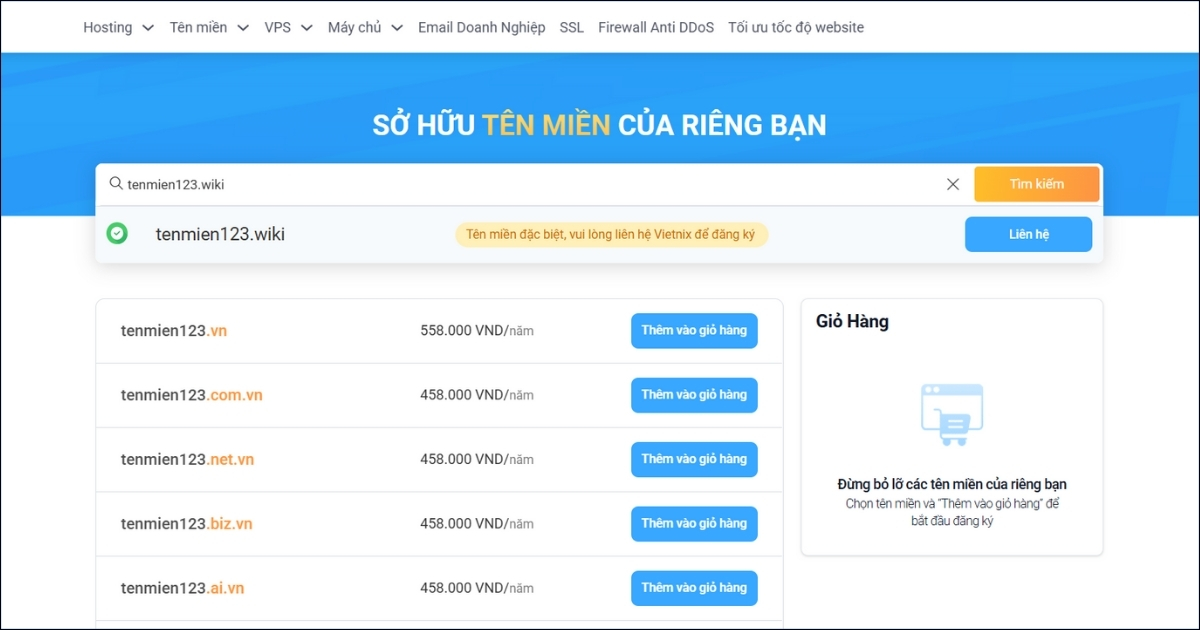 Kiểm tra tên miền