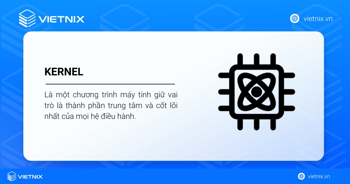 Kernel là gì? Tổng quan thông tin về Kernel cho người mới 40 Kernel là một nhân hệ điều hành