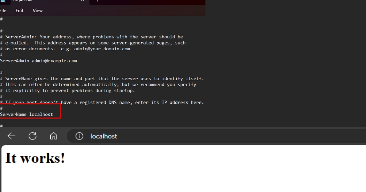 Truy cập http://localhost